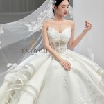 TVC705 Váy Cưới Làm Lễ, Đầm Cưới Đi Tiệc, Cúp Ngực, Tùng Thiết Kế