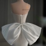 TVC735 Váy Cưới Đi Bàn, Đầm Cưới Đuôi Cá, Cúp Ngực, Dáng Ôm